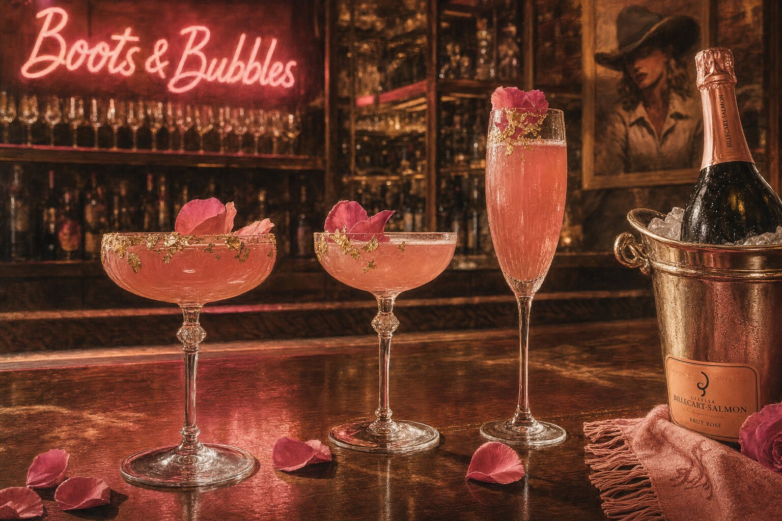 VIP lounge at Boots & Bubbles